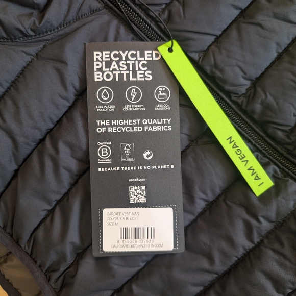 NWT Ecoalf Men's Cardiff Insulated Puffer Vest - Picture 9 of 13
